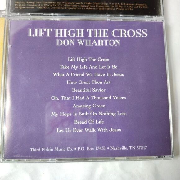 Lot 4 Religious Music CDs Gospel Alleluiah Cross Gospel Christian - Picture 4 of 5
